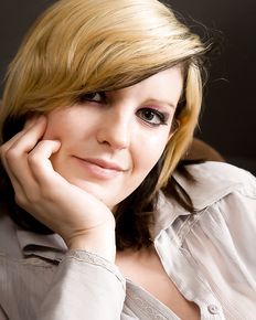 Plump girl undresses and shows her charms