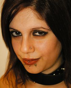 Tied Maggy with piercing