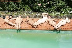 Ladies on a beach - Set #01