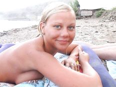 Ladies on a beach - Set #10