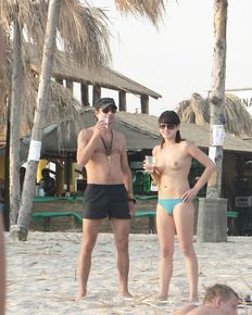 Ladies on a beach - Set #11