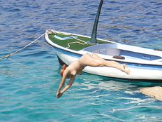 Ladies on a beach - Set #16