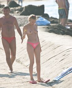 Ladies on a beach - Set #20