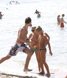 Ladies on a beach - Set #20