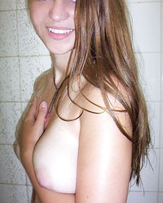 Anna in shower - amateur set #030 by 18andbusty.com
