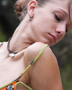 Nathaly near the lake - amateur set #096 by 18andbusty.com