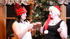 Chubby Lesbians Princess Dandy And April Raine Enjoying Each Other's Company