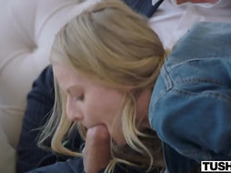 Buttfuck bang-out liking towheaded honey got it up her bootie and could not stop wailing while nutting