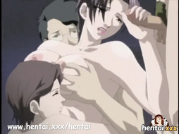 Cougar mega-slut gets plumbed rock hard in gang-bang - Anime Porn