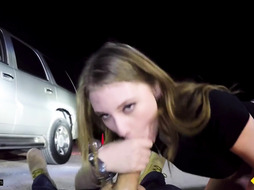 Uses Her Beaver To Tear Up Her Way Out Of Grieved