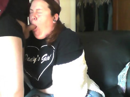 Lush stunner is inhaling hard-on on web web cam, every once in a while, to earn some currency