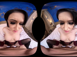 Huge-Boobed Doll With Stocking Luvs Romp