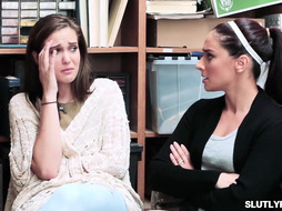 Sandy-Haired honey Alice Merchesi getting a rock-hard rod down like a spreadeagle