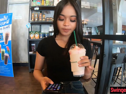 Youthfull Thai inexperienced ginormous booty hotty deep throat and cooter ravaged