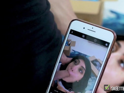 His step-sister-in law disciplined and torn up raunchy