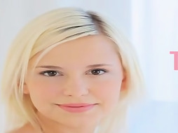 Faux stiffy rail with a appetizing blond hotty lara