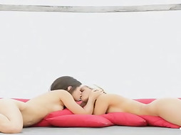 Lesbo plaything vulvas and squeal