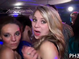 Tons of towheaded femmes deepthroating fuck-sticks