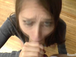 Magnificent Stunner Luvs Deep Throating a Phat Schlong in Free-For-All Point Of View Xvideo