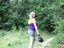 stout monstrous jugged superslut boning granddad near a woods