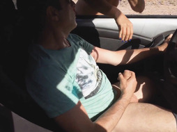 youthful stranger drains me in my camper on the street