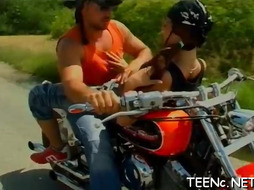 Beautiful doll loves putz spread out