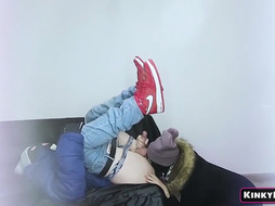 Gathered outside, but she determined to give him a ass job in clothes. First-Timer duo!