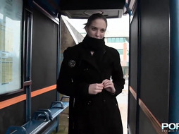 Inexperienced teenie peeing her trousers