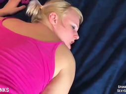 Sex-Positive blond is bellowing while getting romped in the booty, because it senses so fine