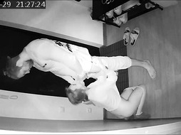 Covert Camera Caught A Young Wifey On Cuckold With A Neighbor At Night - Night A