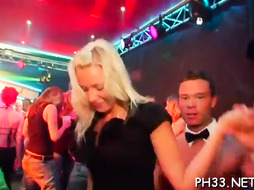 Gang fuck-fest insatiable patty at night bar