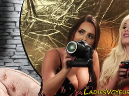 Kinky cfnm babes degrade loser