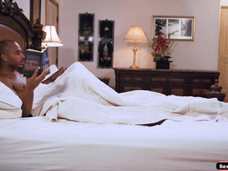 Stepdaughter is fucked by black stepdad