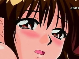 Anime pussy and ass filled with toys