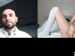 Stepdad makes stepdaughter spank herself