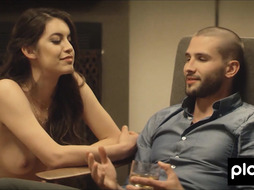 Big boobed hooker consoling said client