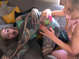 tattooed anal all over