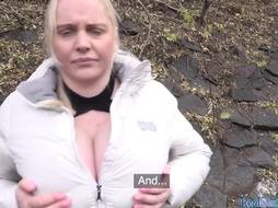 Boobylicious POV amateur whore fucked 4 cash after casting