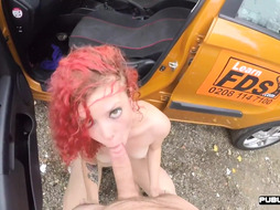 19yo throating car driver fucked by instructor in missionary