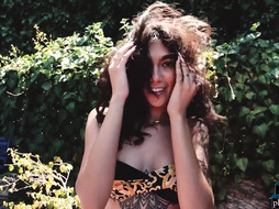 Big hairy bush MILF with a round ass