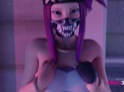 Hot babes having anal sex in a lewd 3d animation by The Count