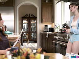 Did I just lick my big tits stepmoms ass