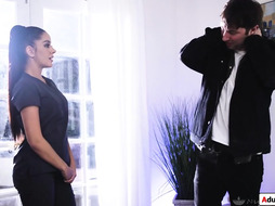 My dick get hard from my petite masseuse