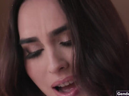 Asian tgirl babysitter Ember Fiera anal