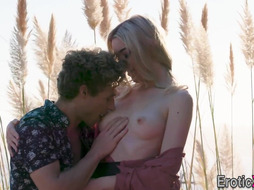 Horny blonde gets pussy eaten out