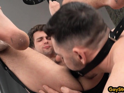 Gay dude enjoys fucking hard in asshole in missionary