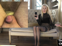 SPH solo British babe humiliates small cocks with dirty talk