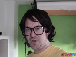 Trashy brit gobbling dick