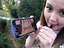 Picked up babe lets me cum inside