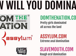 Mouth fucked submissive in BDSM threesome